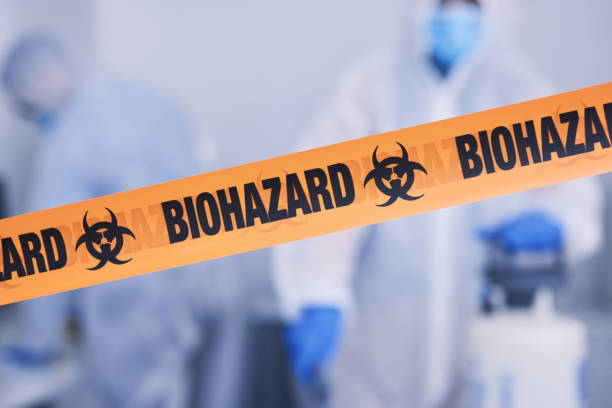 Professional Biohazard Cleanup technician working in Waterford, WI